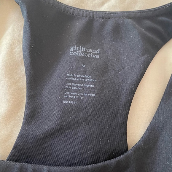 (SOLD) Girlfriend Collective Paloma Bra in Black, size M - Picture 7 of 8